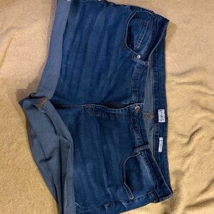 Wonderly Dark Blue Jean Shorts